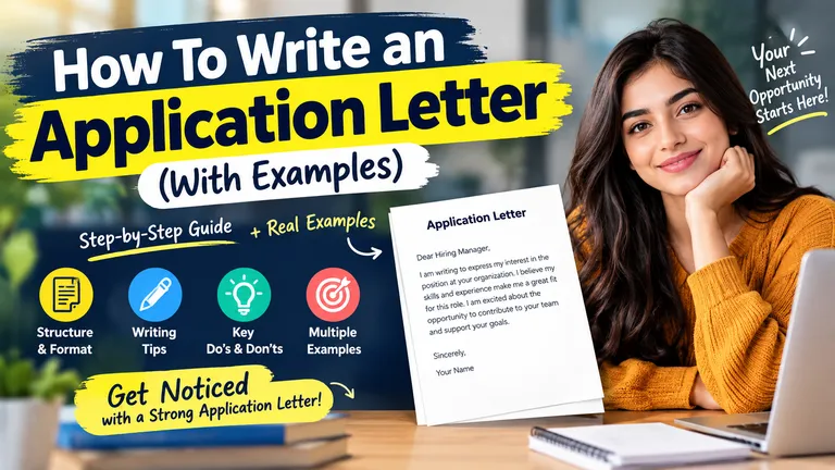 How To Write an Application Letter