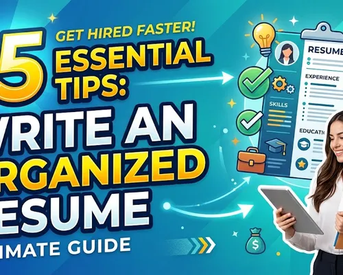 15 Important Tips: How To Write Organized Resume