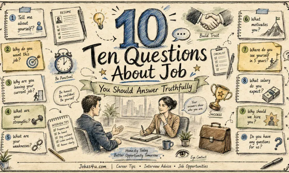 Ten Questions About Job You Should Answer Truthfully.