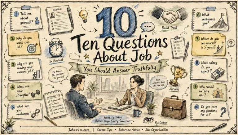 Ten Questions About Job You Should Answer Truthfully.