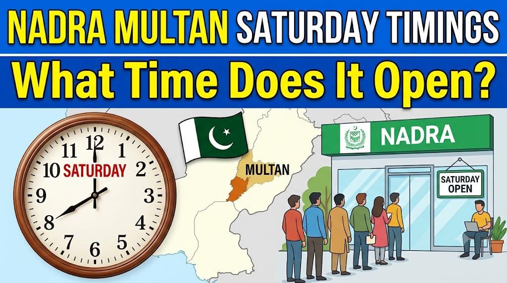 What Time Does NADRA Branch Open in Multan on Saturday?