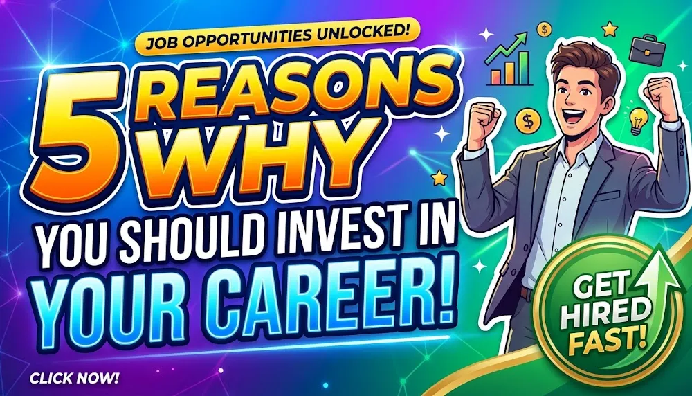 5 Reasons Why You Should Invest in Your Career and Job Opportunities