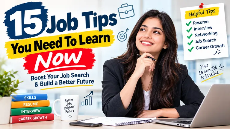 15 Job Tips You Need To Learn Now