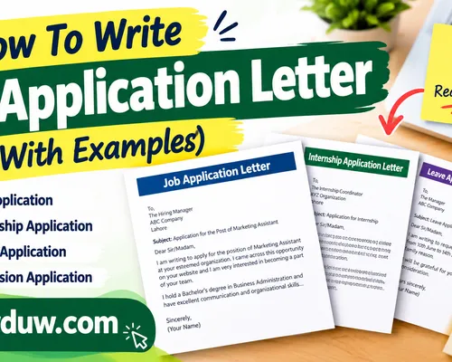 How To Write an different Application Letter (With Examples)